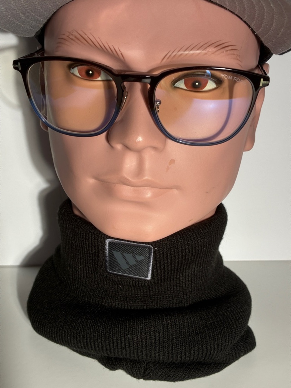 New Authentic Tom Ford TF5700-B 055 Men's Brown Gradient Frame Glasses with Case